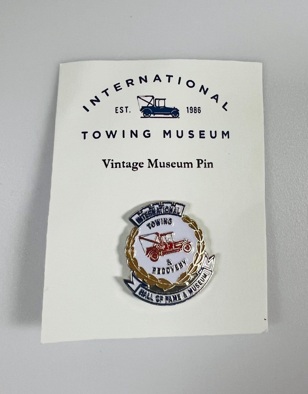Vintage Museum Lapel Pin