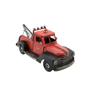 Vintage Tow Truck (Red, White, Blue)