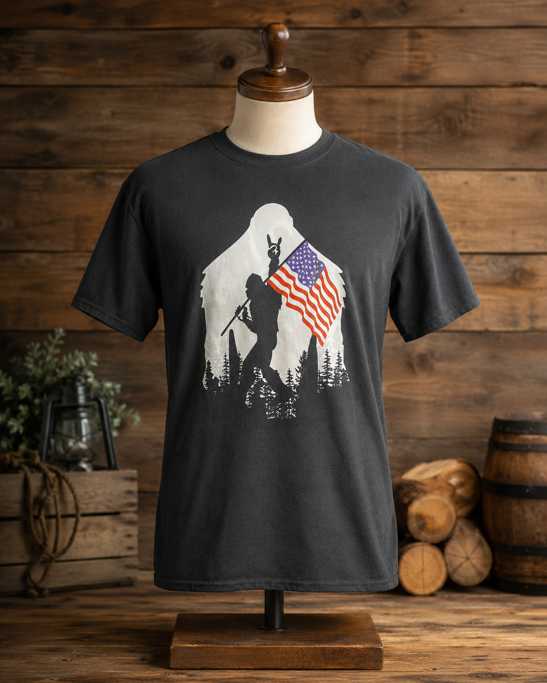 Patriotic Sasquatch T-Shirt