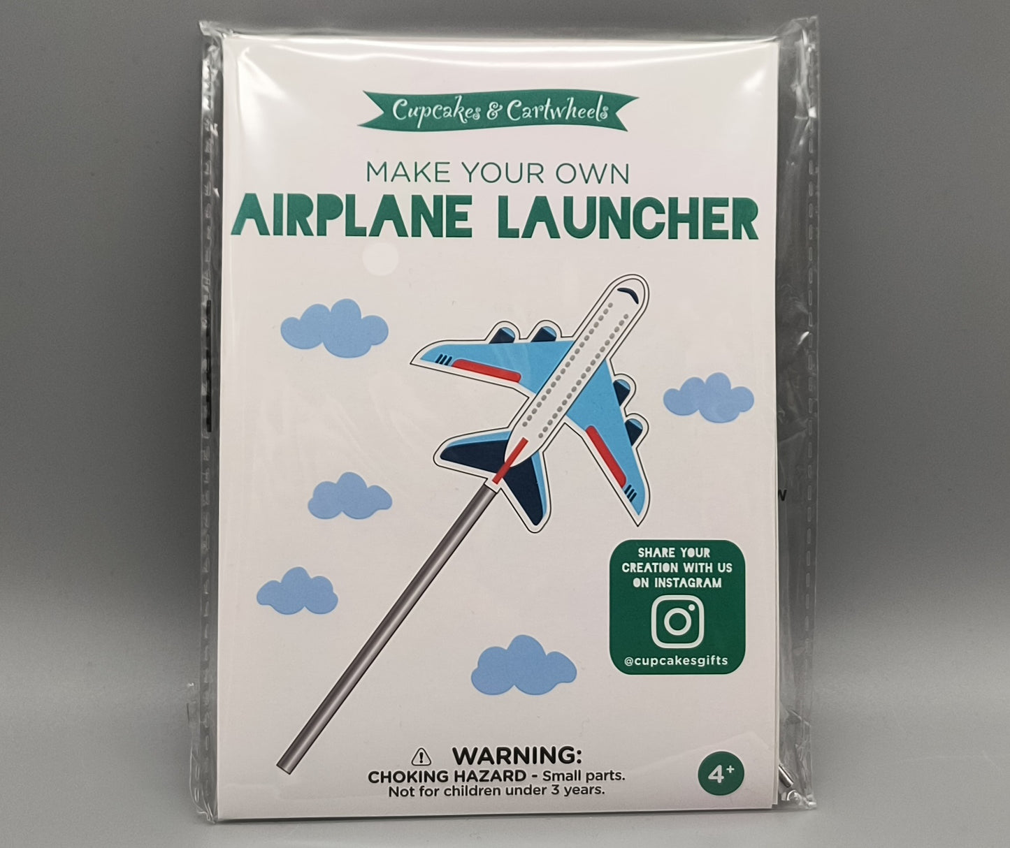 Straw Art Airplane Launcher
