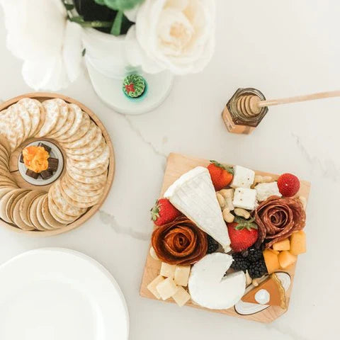 Maple Cheese Board Pinstripes