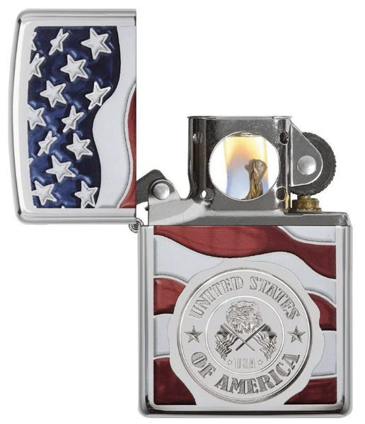 American Stamp Zippo Lighter
