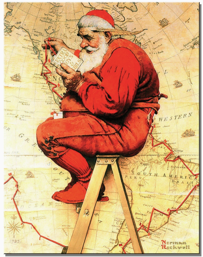 Christmas Vintage Tin Signs