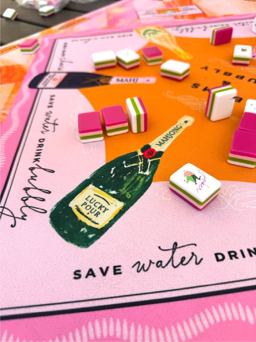 Bams & Bubbly Mahjong Mat