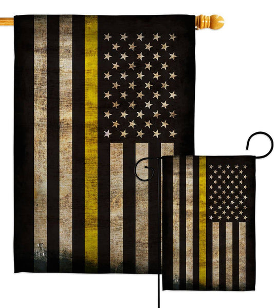 Thin Yellow Line Towing Flag