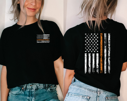EMT/S&R Orange Line Tee