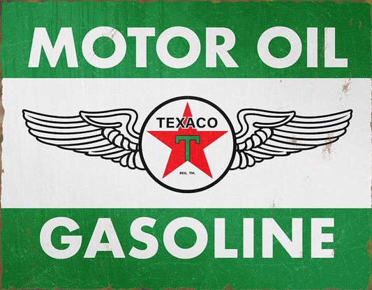 Texaco Oil and Gas Tin Sign