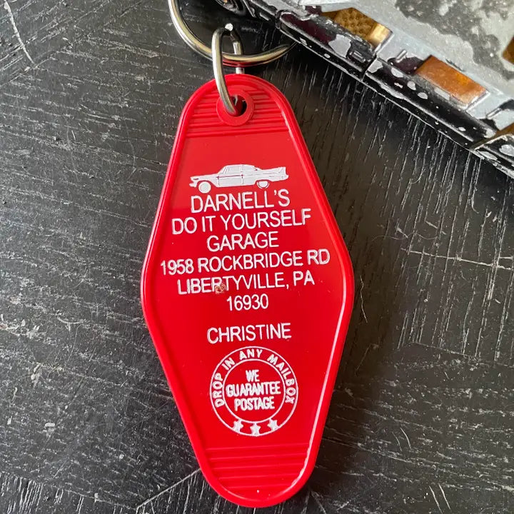 Darnell's Garage Motel Key Tag