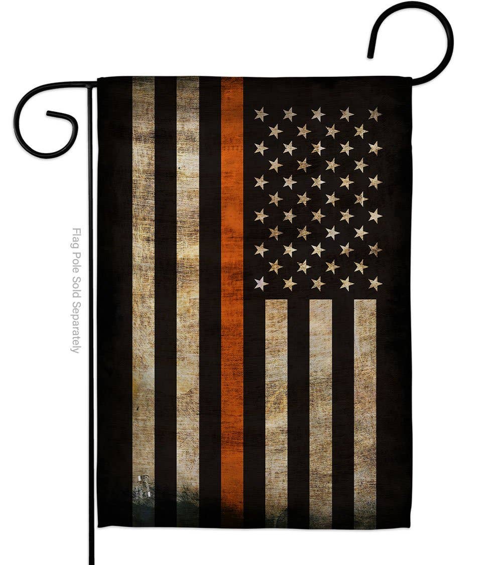 Thin Orange Line EMT Flag
