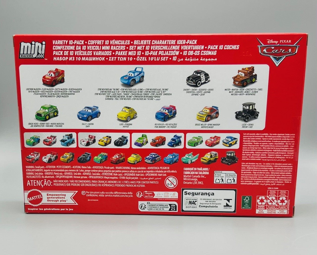 Cars Mini Racers 10-Pack