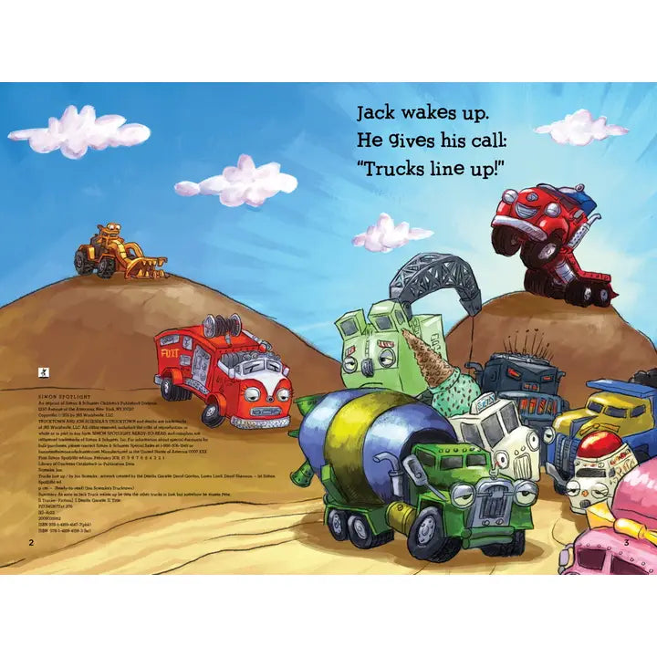 Trucks Line Up: Paperback