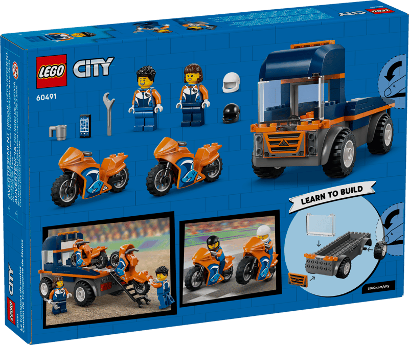 LEGO Motorcycle Transporter