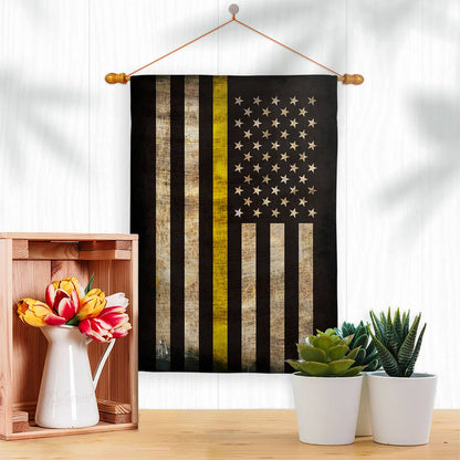 Thin Yellow Line Towing Flag