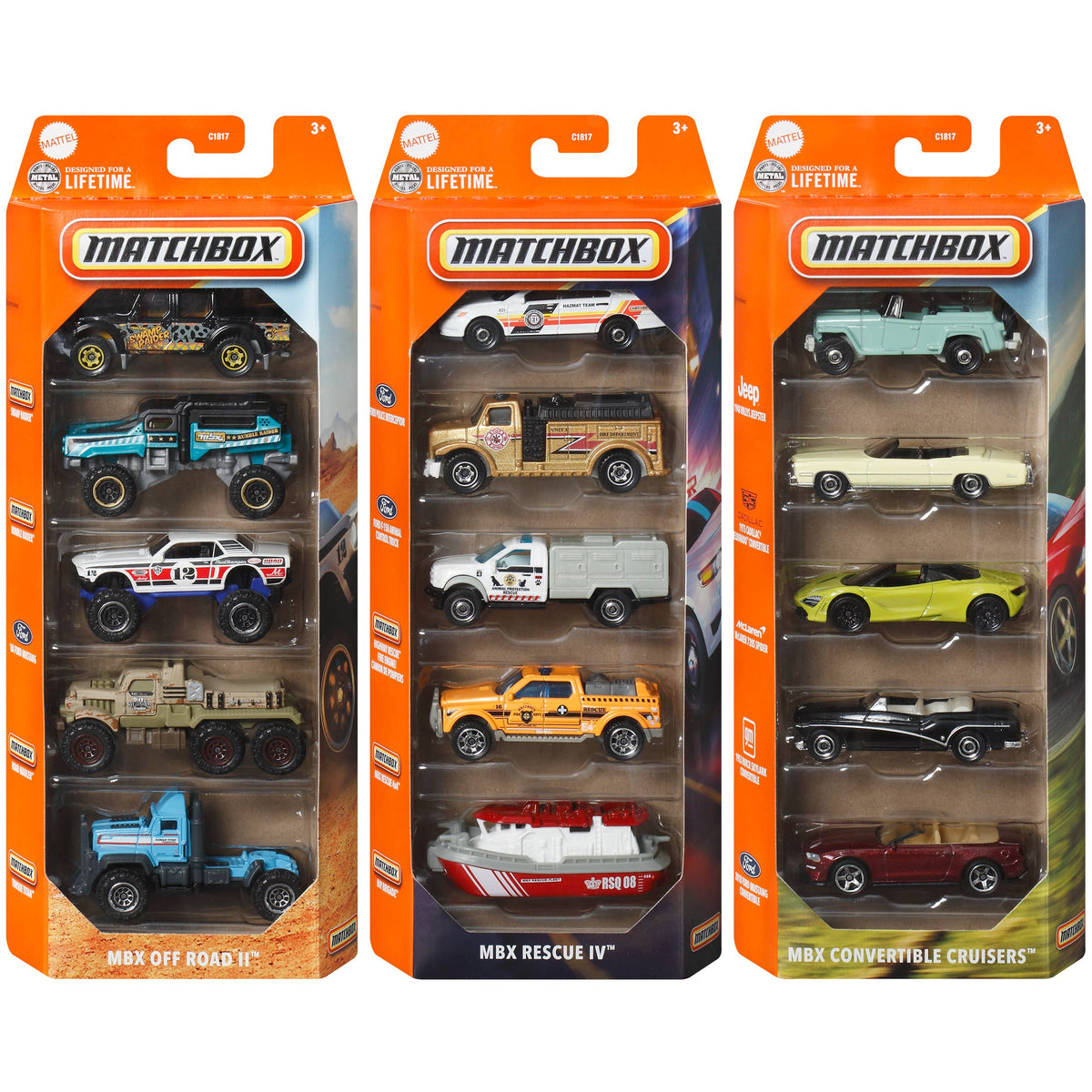 Matchbox 5 Car Gift Pack