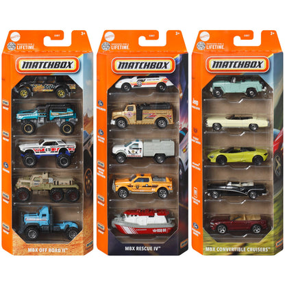 Matchbox 5 Car Gift Pack