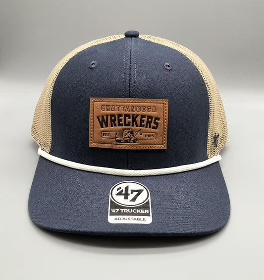 Wreckers Vintage Leather Patch '47