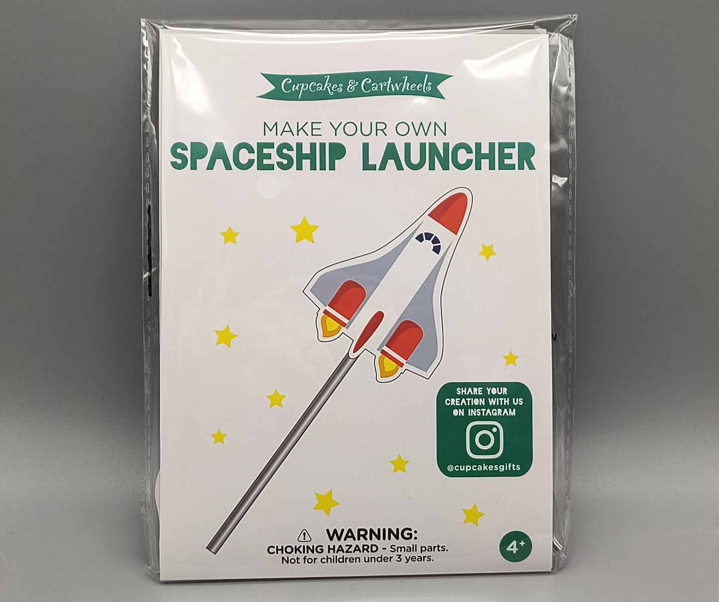 Straw Art Spaceship Launcher