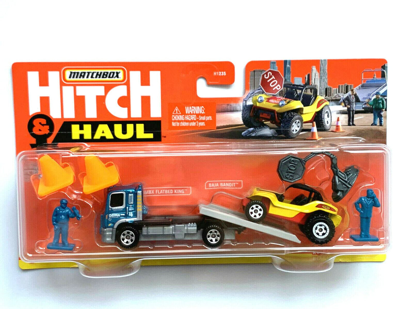 Matchbox Hitch & Haul #7 MBX Roadside Assistance | MBX Flatbed |Baja Bandit