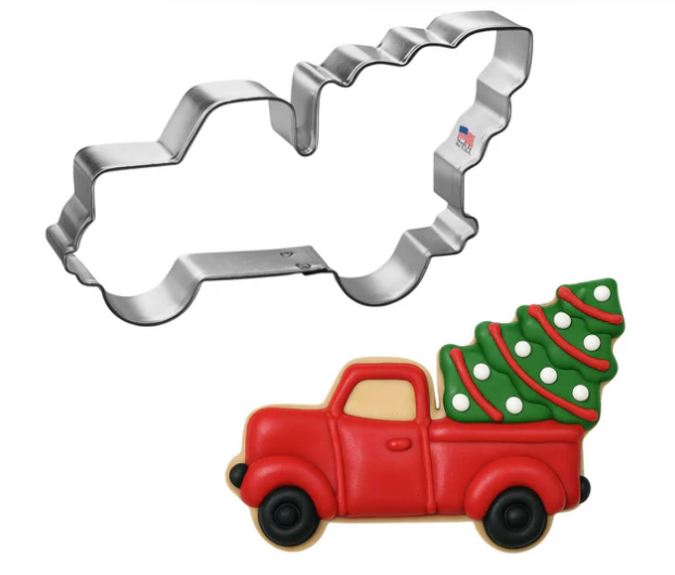 Truck With Tree Cookie Cutter