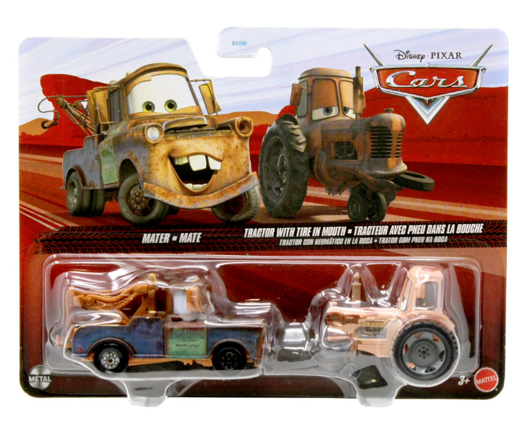 Tow Mater with Tractor Metal Set