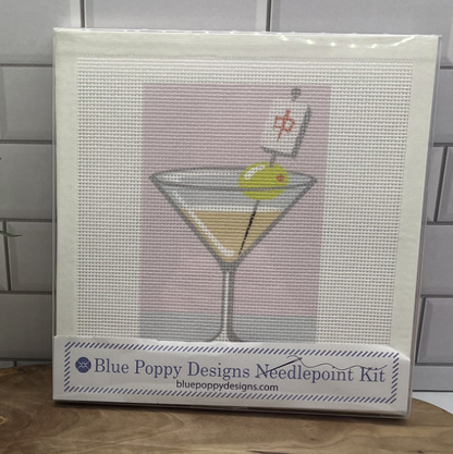 Mahjong Martini Needlepoint kit