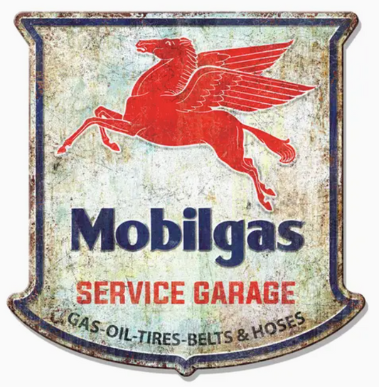 Vintage Mobil Gas Sign
