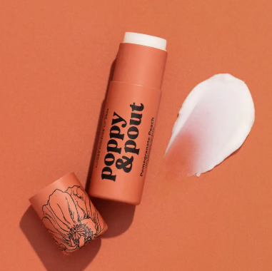 poppy & pout lip balm