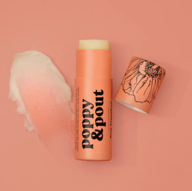 poppy & pout lip balm