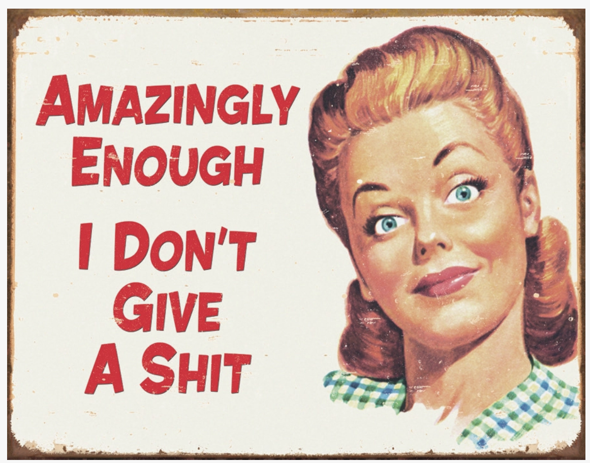 Ephemera Housewife Vintage Tin Signs