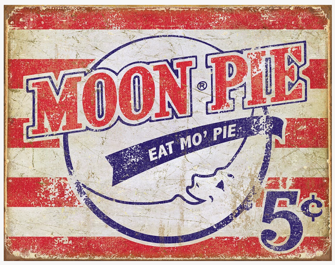 Vintage Moon Pie Signs