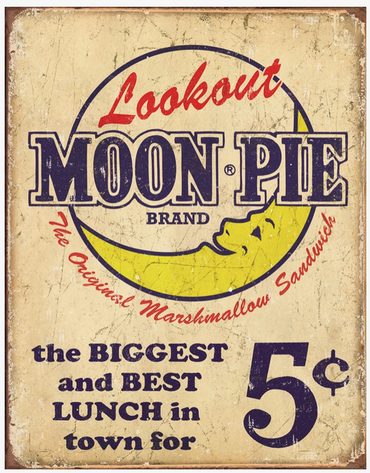 Vintage Moon Pie Signs
