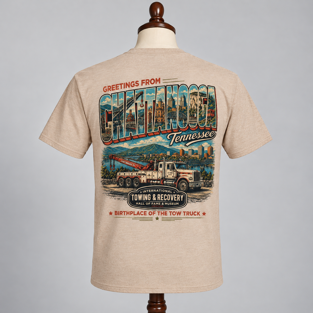 Tow Truck Birthplace T-Shirt