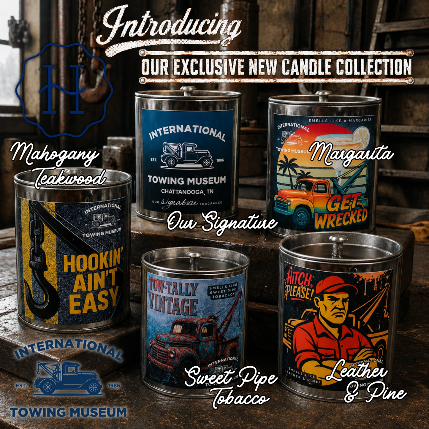 Vintage Tin Candles