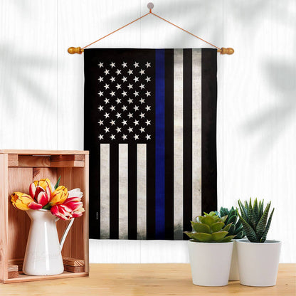 Thin Blue Line Police Flag