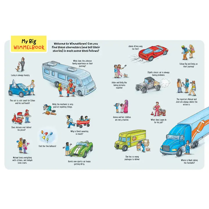 My Big Wimmelbook: Cars & Things That Go.