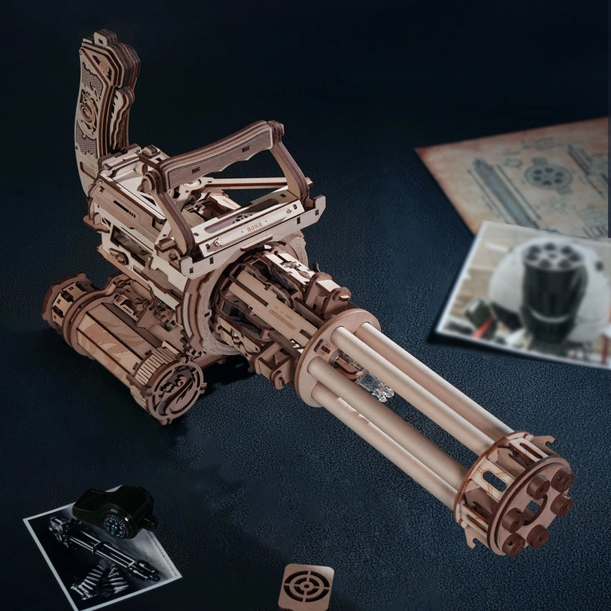 DIY Rotating-Barrel Machine Gun