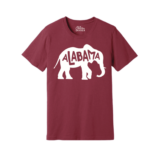 Alabama Elephant Vintage Tee
