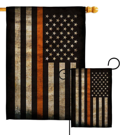 Thin Orange Line EMT Flag