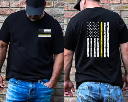 Tow Truck Yellow Line Tee