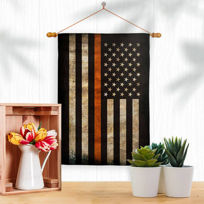 Thin Orange Line EMT Flag