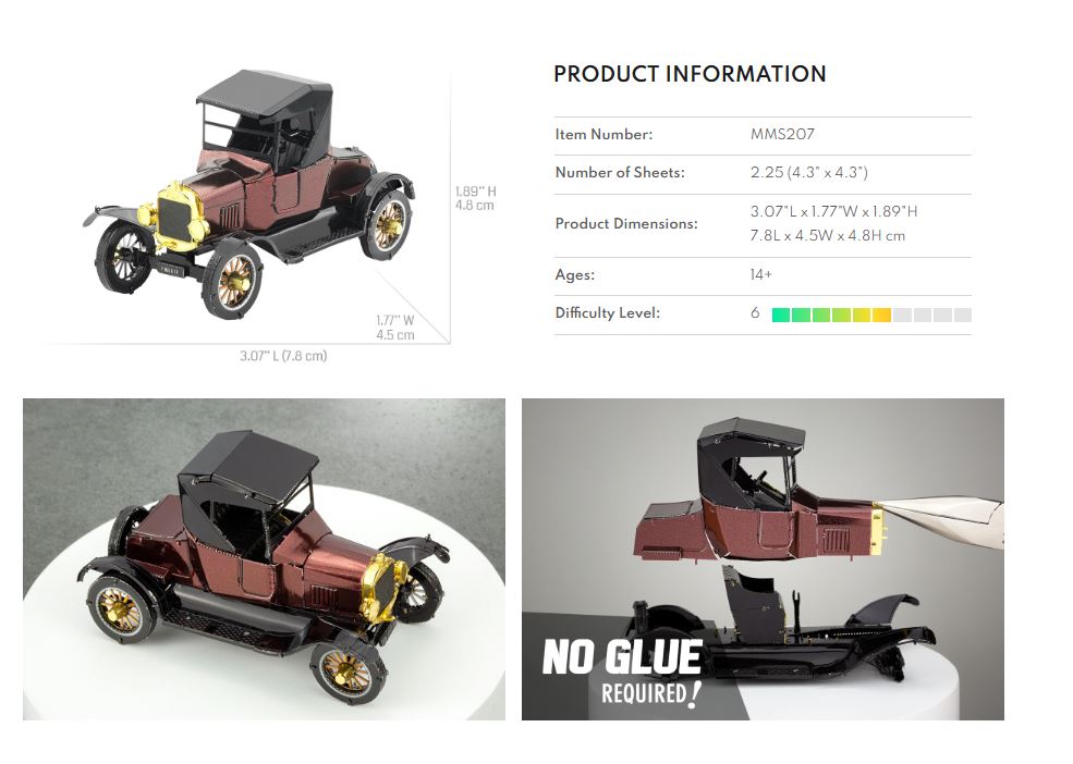 Metal Earth 1925 Model T