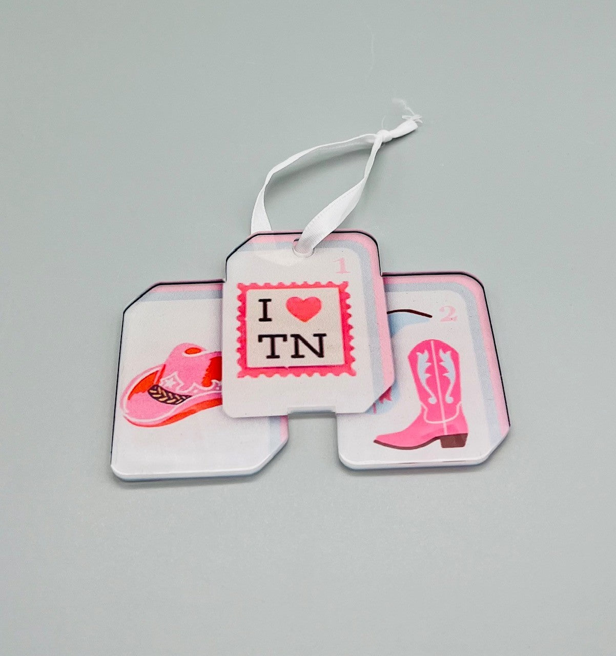 Mahjong I HEART TN Ornament